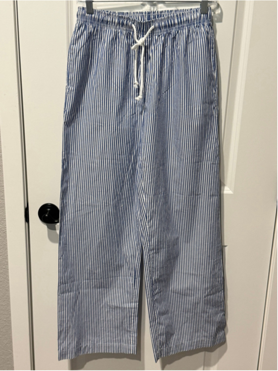 beachlunchlounge Pants - Women's beachlunchlounge Striped lounge pants Blue White Size XS